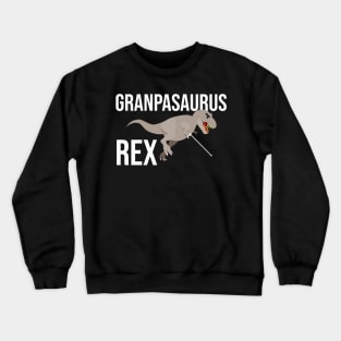 Funny Grandpasaurus Rex T-Rex Grandpa Dinosaur Crewneck Sweatshirt